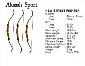 Jual Busur Panah New Street Fighter Dewasa Murah,Bagus,dan Berkualitas